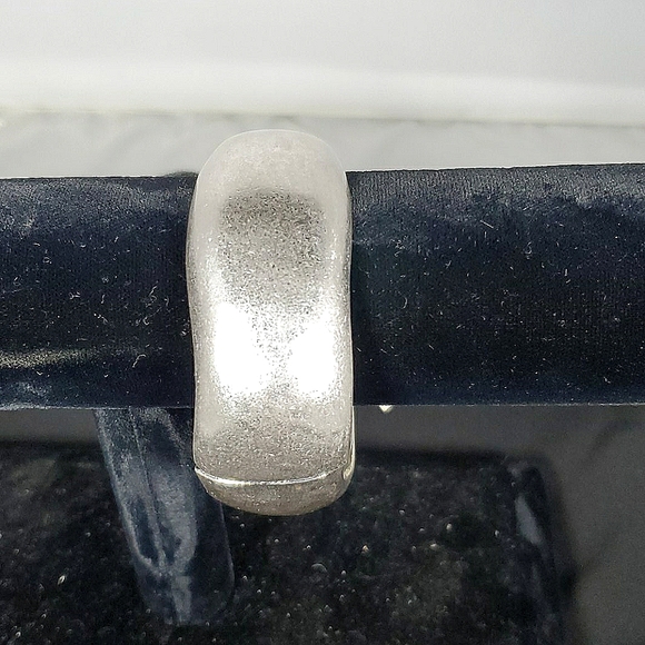 The Sak Holiday Shine Wide Metal Bangle Bracelet , Silver - Picture 2 of 6